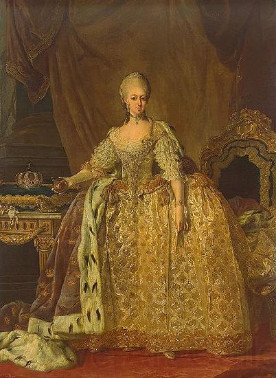 Lorens Pasch the Younger Sophia Magdalene of Brandenburg Kulmbach Norge oil painting art
